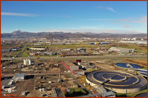 image aérienne chantier NGE 2021
